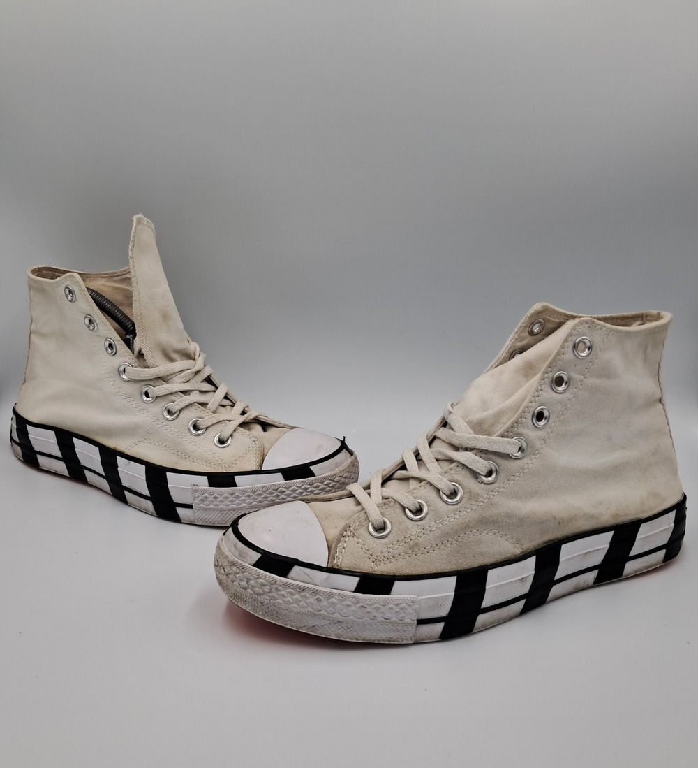 Size 8 - Converse Chuck Taylor All Star 70 Hi Off-White - 16386C - RETAIL $285